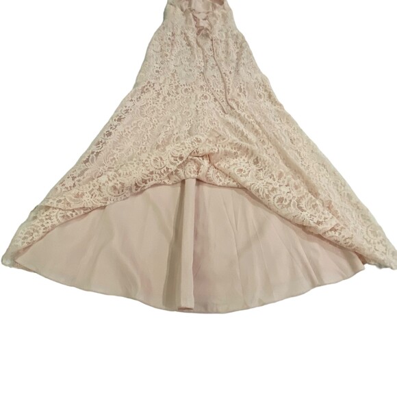 Dessy Collection 2995 Sz 0 Blush Pink Dress Party Cocktail Prom Homecoming NWT - Picture 10 of 16